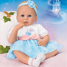 Load image into Gallery viewer, The Ashton - Drake Galleries Perfect Little Princess Lifelike So Truly Real® Baby Girl Doll in Disney Cinderella Outfit Weighted Fully Poseable with Soft RealTouch® Vinyl Skin by Linda Murray 17"-Inches - RCE Global Solutions