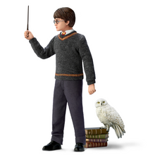 Load image into Gallery viewer, The Ashton - Drake Galleries Harry Potter Ultimate Year One Portrait Figure Officially Licensed in Hogwarts Uniform with 5 Sculpted Accessories Including Harry's Wand Hedwig Broom Sorting Hat and Stack of Text Books 10.5"-Inches - RCE Global Solutions
