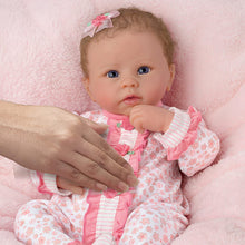 Load image into Gallery viewer, The Ashton - Drake Galleries Katie Coos Breathes has Heartbeat Interactive So Truly Real® Lifelike Baby Girl Doll Weighted Poseable with Soft RealTouch® Vinyl Skin by Master Doll Artist Linda Murray 19"- Inches - RCE Global Solutions