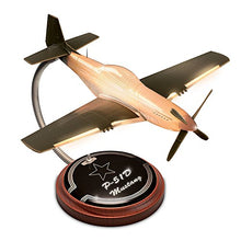 Load image into Gallery viewer, The Bradford Exchange P 51D Mustang WWII Fighter Plane Accent Lamp Lights Up - RCE Global Solutions
