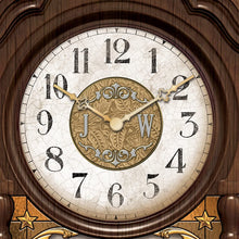 Load image into Gallery viewer, The Bradford Exchange John Wayne True Patriot Stained Glass Collectible Wall Clock Lights Up - RCE Global Solutions