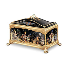 Load image into Gallery viewer, The Bradford Exchange King Tutankhamun Antiquity Box with Melody of Clair de Lune 4.5" - RCE Global Solutions