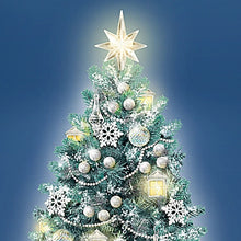 Load image into Gallery viewer, The Bradford Exchange Thomas Kinkade Festival of Lights Illuminated Tabletop Christmas Tree Featuring Snow-Tipped Branches, Pearlescent Garland & Lighted Lantern Ornaments - RCE Global Solutions