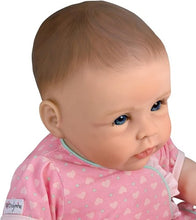 Load image into Gallery viewer, The Ashton - Drake Galleries So Truly Mine® Realistic Lifelike Baby Girl Doll Weighted Fully Poseable with Soft RealTouch® Vinyl Skin Dark Brown Hair Blue Eyes by Doll Artist Linda Murray 15-inches - RCE Global Solutions