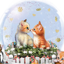 Load image into Gallery viewer, Bradford Exchange Jurgen Scholz Kittens Rotating Musical Glitter Globe: Paws-itively Precious - RCE Global Solutions