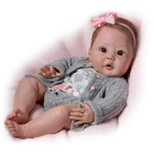 Load image into Gallery viewer, The Ashton - Drake Galleries Cuddly Coo Lifelike So Truly Real® Interactive Baby Girl Doll Coos When Cuddled Realistic Weighted Fully Poseable with Soft RealTouch® Vinyl Skin by Master Doll Artist Sherry Miller 18"-inches - RCE Global Solutions