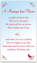 Load image into Gallery viewer, The Bradford Exchange Messenger from Heaven Memorial Cardinal Glitter Globe - RCE Global Solutions