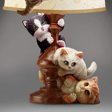 Load image into Gallery viewer, The Bradford Exchange Cat-Tastrophe Fully Sculpted Table Lamp - RCE Global Solutions