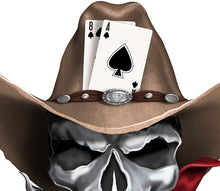 Load image into Gallery viewer, The Hamilton Collection Blake Jensen Dead Man's Hand Cowboy Skull Sculpture - RCE Global Solutions