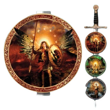 Load image into Gallery viewer, The Bradford Exchange St. Michael Angel of Protection Plate #1 Power of His Will Archangels - RCE Global Solutions
