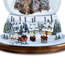 Load image into Gallery viewer, Bradford Exchange Harry Potter "I'd Rather Stay At HOGWARTS" Musical Glitter Globe - RCE Global Solutions