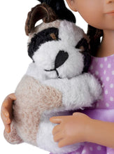 Load image into Gallery viewer, The Ashton-Drake Galleries Kimani & Her Plush Puppy African American Child Doll Hand-painted Poseable Collectible Doll by Mayra Garza 9-inches - RCE Global Solutions