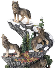Load image into Gallery viewer, The Bradford Exchange Forest Guardians' Domain Hand-Painted Wolf Sculpture - RCE Global Solutions