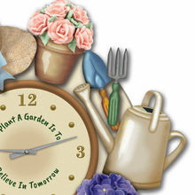 Load image into Gallery viewer, The Bradford Exchange Joy Of Gardening Sculptural Wall Clock - RCE Global Solutions