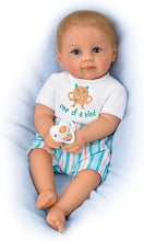 Load image into Gallery viewer, The Ashton - Drake Galleries Cody One of a Kind Lifelike So Truly Real® Baby Boy Doll Magnetic Pacifier Weighted Fully Poseable with Soft RealTouch® Vinyl Skin by Doll Artist Ping Lau 18"-Inches - RCE Global Solutions
