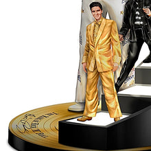 Load image into Gallery viewer, The Bradford Exchange Elvis Presley Evolution Of An American Icon Sculpture with Lighted Staircase & Swarovski Crystals 10-inches - RCE Global Solutions