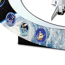 Load image into Gallery viewer, The Bradford Exchange NASA Levitating Space Shuttle Illuminated Sculpture with Custom Base Featuring The First Mission Insignias of All 6 Space Shuttles - RCE Global Solutions