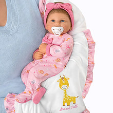 Load image into Gallery viewer, The Ashton - Drake Galleries My Wishes for You Little One Baby Girl Doll So Truly Real® Weighted Lifelike with Sleeper and Blanket and RealTouch® Vinyl Skin by Acclaimed Artist Violet Parker 16-inches - RCE Global Solutions