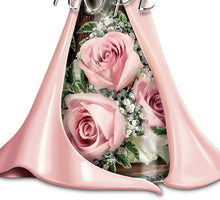 Load image into Gallery viewer, The Bradford Exchange Hope Blossoms Breast Cancer Support Angel Floral Centerpiece 10"-Inches - RCE Global Solutions