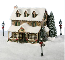 Load image into Gallery viewer, Thomas Kinkade "Painter of Light" Hawthorne Lighted Village "From the Heart Gifts" Sculpture Christmas Decoration 6-Inches - RCE Global Solutions