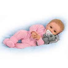 Load image into Gallery viewer, The Ashton - Drake Galleries Arianna Snuggle Pup Baby With Plush Dog RealTouch® Vinyl Skin So Truly Real® Lifelike & Realistic Weighted Doll by Sherry Rawn 17-inches - RCE Global Solutions