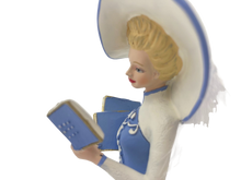 Load image into Gallery viewer, The Hamilton Collection Sacred Justice Lady Figurine - Ladies of Victorian Virtue Sculpture 7.25-inches - RCE Global Solutions