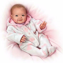 Load image into Gallery viewer, The Ashton - Drake Galleries Savana So Truly Real® Lifelike Baby Girl Doll Realistic Weighted Fully Poseable with Soft RealTouch® Vinyl Skin by Revered Master Doll Artist Ping Lau 18"-Inches - RCE Global Solutions