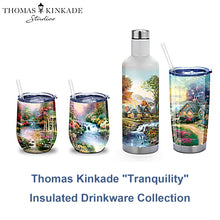Load image into Gallery viewer, The Bradford Exchange Thomas Kinkade Tranquility Insulated Drinkware Collection: 17-oz Insulated Water Bottle Issue #2 Stainless Steel 10.5-inches - RCE Global Solutions