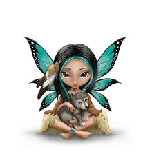 Load image into Gallery viewer, The Hamilton Collection Moonheart, The Spirit Of Strength Wolf And Fairy Fantasy Art Figurine - RCE Global Solutions