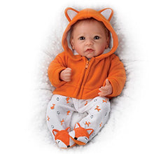 Load image into Gallery viewer, The Ashton - Drake Galleries Lil Rascal Lifelike So Truly Real® Baby Boy Doll Weighted Fully Poseable with Soft  RealTouch® Vinyl Skin Custom Fox Outfit by Master Doll Artist Linda Murray 18"-inches - RCE Global Solutions