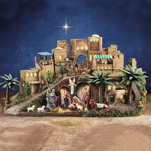 Load image into Gallery viewer, Hawthorne Village Nativity Sculpture Lights up and plays a classic recording - RCE Global Solutions