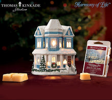 Load image into Gallery viewer, The Bradford Exchange Thomas Kinkade A Holiday Gathering and Christmas Eve Wax Cubes Aromatherapy Wax Melt Warmer Sculpture - RCE Global Solutions