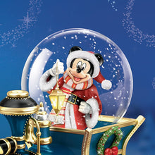 Load image into Gallery viewer, The Bradford Exchange Disney Mickey Mouse Miniature Snowglobe: Santa Mouse is Comin' to Town - RCE Global Solutions