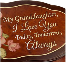 Load image into Gallery viewer, The Bradford Exchange Granddaughter Love You Always Swiss Inspired Handcrafted Music Box 6"-Inches - RCE Global Solutions