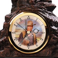 Load image into Gallery viewer, The Bradford Exchange John Wayne Clock with Bruce Emmett Art and Bronze-Tone Sculpture - RCE Global Solutions