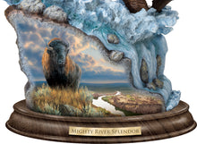 Load image into Gallery viewer, The Bradford Exchange Mighty River Splendor American Bison Sculpture by Rosemary Millette 9-inches - RCE Global Solutions
