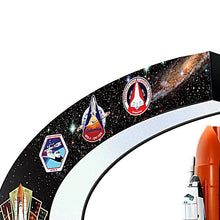 Load image into Gallery viewer, The Bradford Exchange NASA Levitating Space Shuttle Illuminated Sculpture with Custom Base Featuring The First Mission Insignias of All 6 Space Shuttles - RCE Global Solutions
