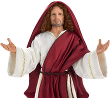 Load image into Gallery viewer, The Ashton-Drake Galleries Jesus Sculpture Inspired by the Footprints in the Sand Poem Meticulously Sculpted & Hand-painted Poseable Figurine 17-inches - RCE Global Solutions