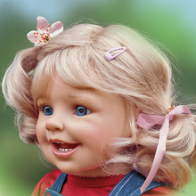 Load image into Gallery viewer, The Ashton - Drake Galleries "Lea And The Summer" Lifelike Child Doll So Truly Real® Poseable Dolls Handcrafted of RealTouch® Vinyl by Acclaimed Artist Monika Gerdes 24-inches - RCE Global Solutions