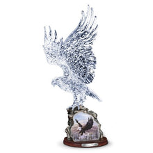 Load image into Gallery viewer, The Bradford Exchange Crystal Eagle Sculpture: Soaring Majesty - RCE Global Solutions