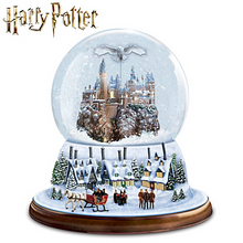 Load image into Gallery viewer, Bradford Exchange Harry Potter "I'd Rather Stay At HOGWARTS" Musical Glitter Globe - RCE Global Solutions