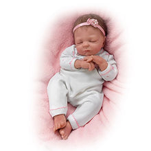 Load image into Gallery viewer, The Ashton-Drake Galleries Cuddle Caitlyn with Warming Feature and Blanket - So Truly Real® Lifelike & Realistic Newborn Baby Doll 17-inches - RCE Global Solutions