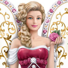 Load image into Gallery viewer, The Hamilton Collection Hand Painted Angel Figurine with Rose China Patterns and Swarovski Crystals - RCE Global Solutions