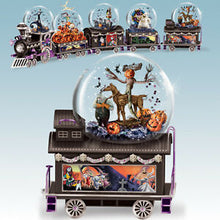 Load image into Gallery viewer, The Bradford Exchange Tim Burton Nightmare Before Christmas GLITTER GLOBE TRAIN ALL HAIL THE PUMPKIN KING Issue #5 - RCE Global Solutions