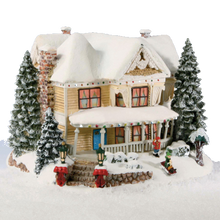 Load image into Gallery viewer, The Bradford Exchange Thomas Kinkade Hawthorne Village Victorian Homestead Christmas Decorations - RCE Global Solutions