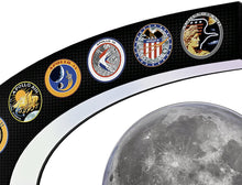 Load image into Gallery viewer, The Bradford Exchange Apollo Missions Spinning Levitating Moon Sculpture with Base That Lights Up - RCE Global Solutions