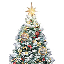 Load image into Gallery viewer, The Bradford Exchange Thomas Kinkade Snow Kissed Holiday Memories Snow Globe Tabletop Christmas Tree With LED Lights Holiday Art Ornaments Snow Tipped Branches and Plays 8 Christmas Carols 21.5-Inches - RCE Global Solutions