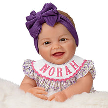 Load image into Gallery viewer, The Ashton - Drake Galleries Sixth Annual Baby Photo Contest Winner: "Norah" An Irresistible Smile to Light Up the Room Lifelike Soft Hand-rooted Hair & RealTouch® Vinyl Skin by Ping Lau 17-inches - RCE Global Solutions