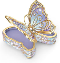Load image into Gallery viewer, The Bradford Exchange Butterfly Heirloom Porcelain Collectible Music Box with Velvet Lined Storage - RCE Global Solutions