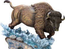 Load image into Gallery viewer, The Bradford Exchange Mighty River Splendor American Bison Sculpture by Rosemary Millette 9-inches - RCE Global Solutions